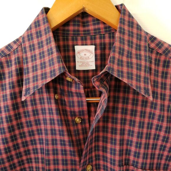 Brooks Brothers Original Polo Shirt Traditional Fit Non-Iron All Cotton M - Picture 2 of 3